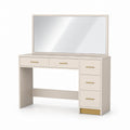 Engineered Wood Vanity with Mirror and Drawers 120x45x135 cm