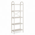 Metal 5-Tier Bookshelf 60x30x180 cm