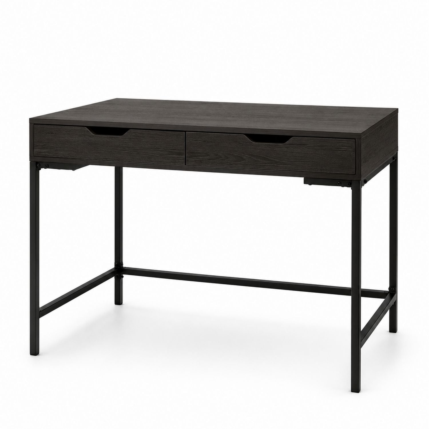 Wood Desk with Metal Frame 120cm x 60cm
