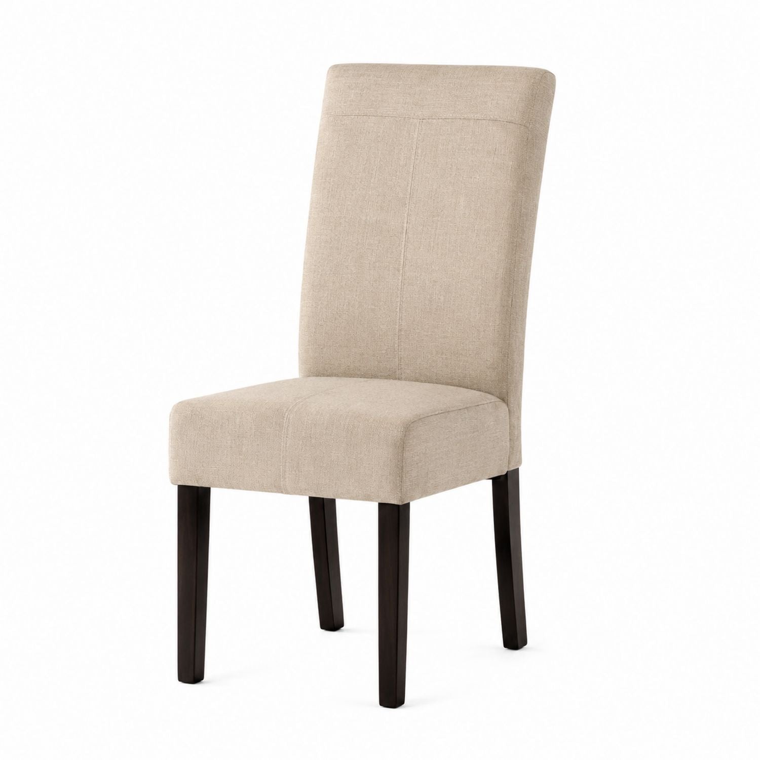Fabric Upholstered Dining Chair Beige 45cm